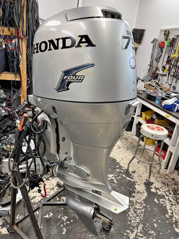 2014 Honda BF 75 HP 4-Stroke 25″ Shaft - Image 2