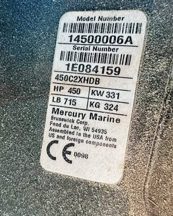 2019 Mercury 450R Outboard Motor Pair - Image 4