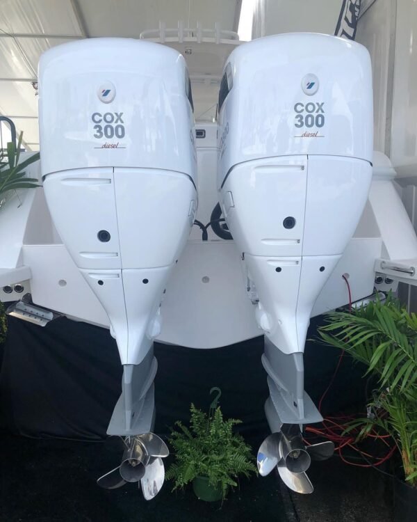 Pair COX 300 Diesel Outboard Engines – 2023 Model